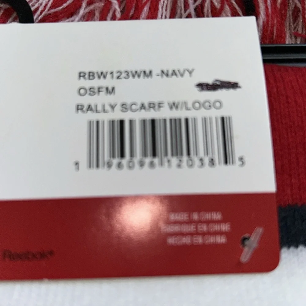 Reebok Knit Rally Mens One Size Fits Most Scarf
